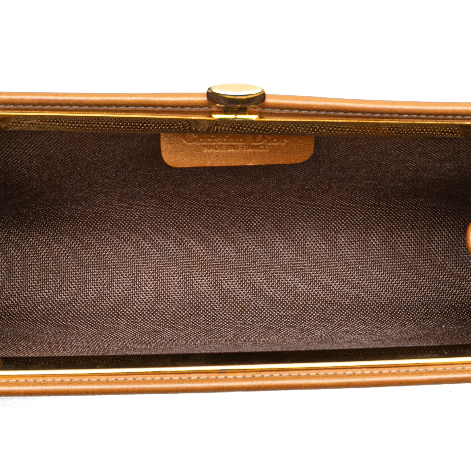 Honeycomb Coated Canvas Clutch