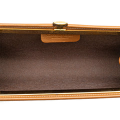 Honeycomb Coated Canvas Clutch
