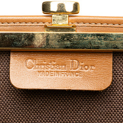 Honeycomb Coated Canvas Clutch