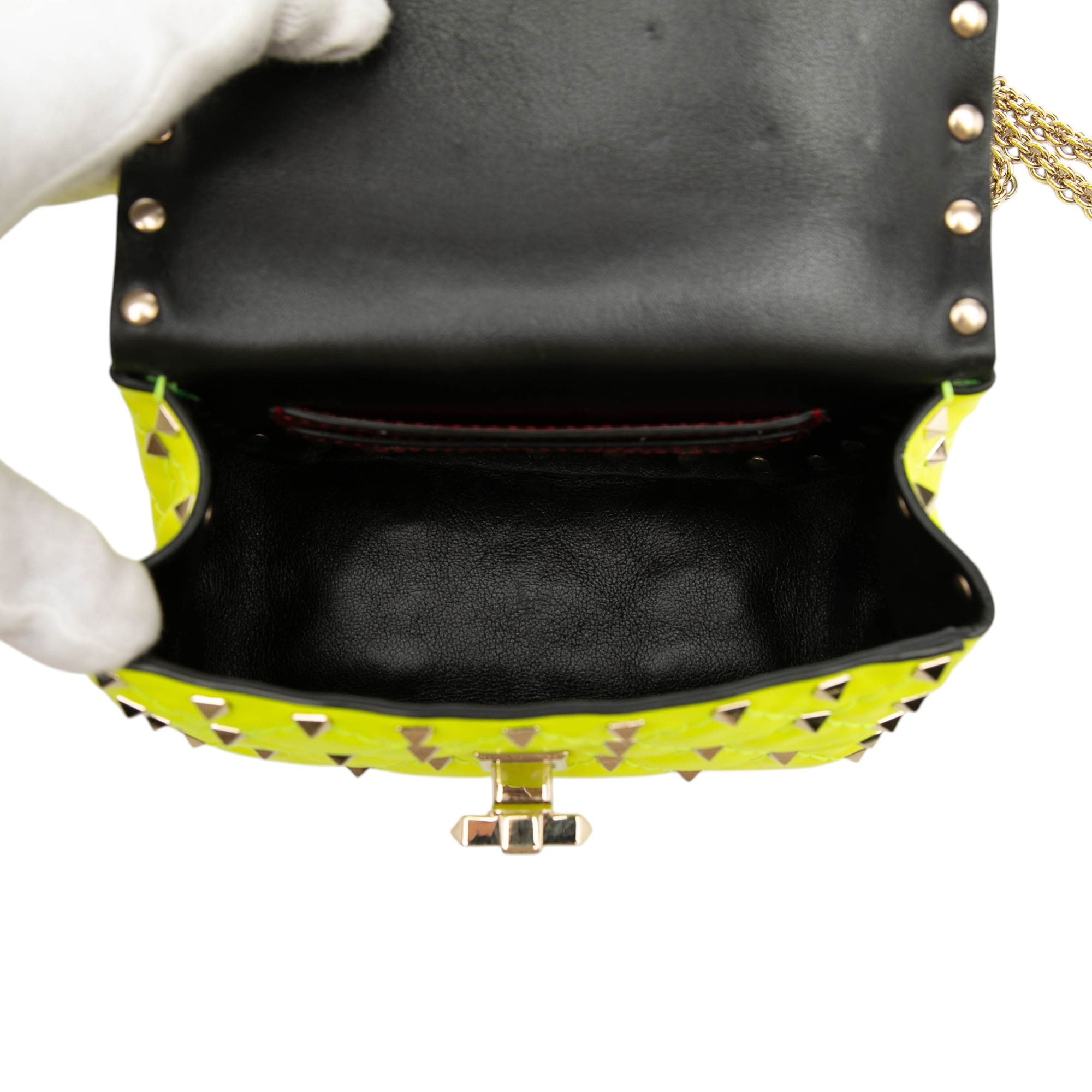 Mini Nappa Rockstud Spike Satchel
