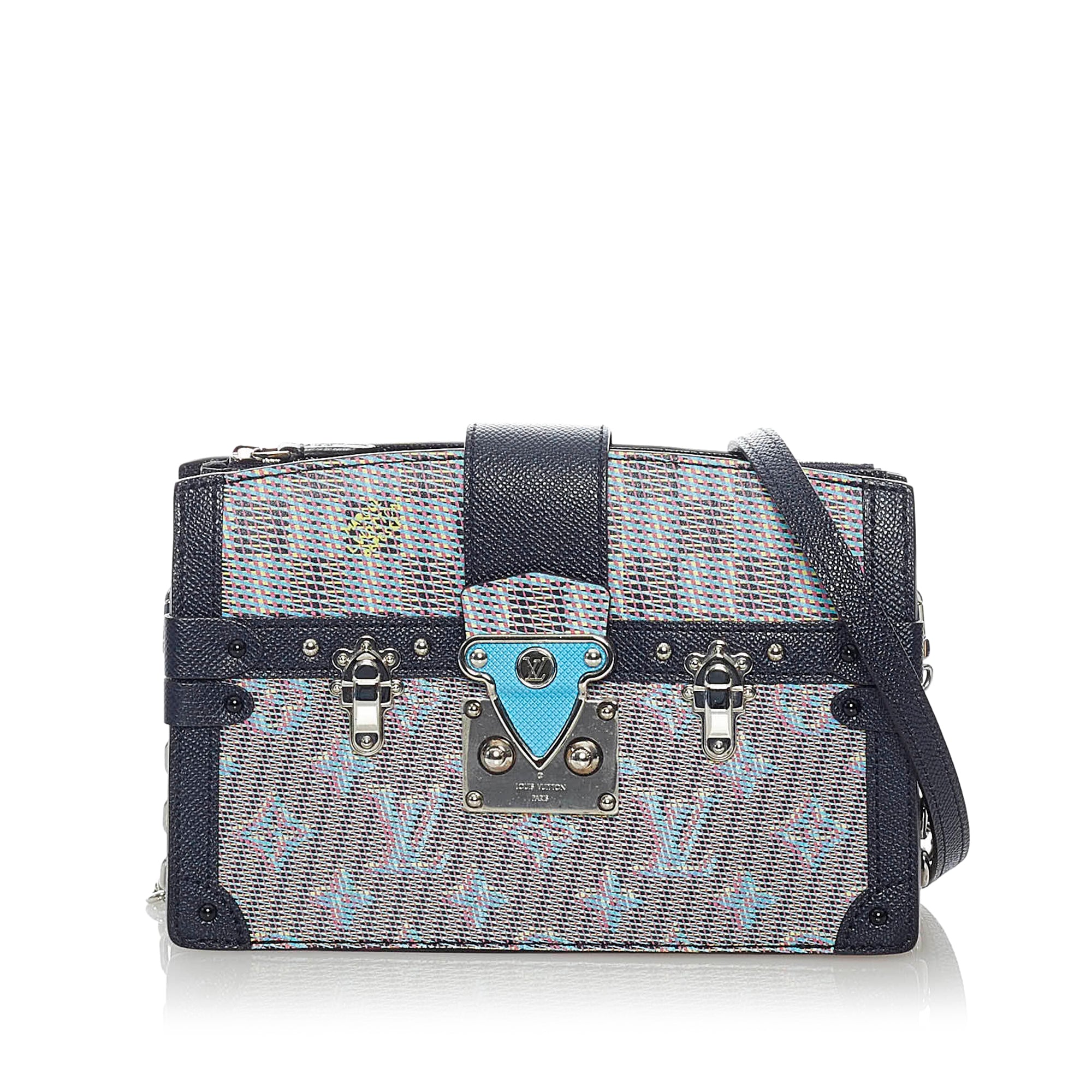 Monogram Damier Pop Trunk Clutch 