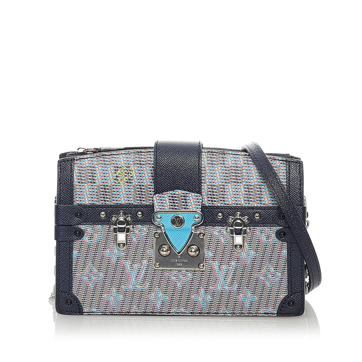 Monogram Damier Pop Trunk Clutch 