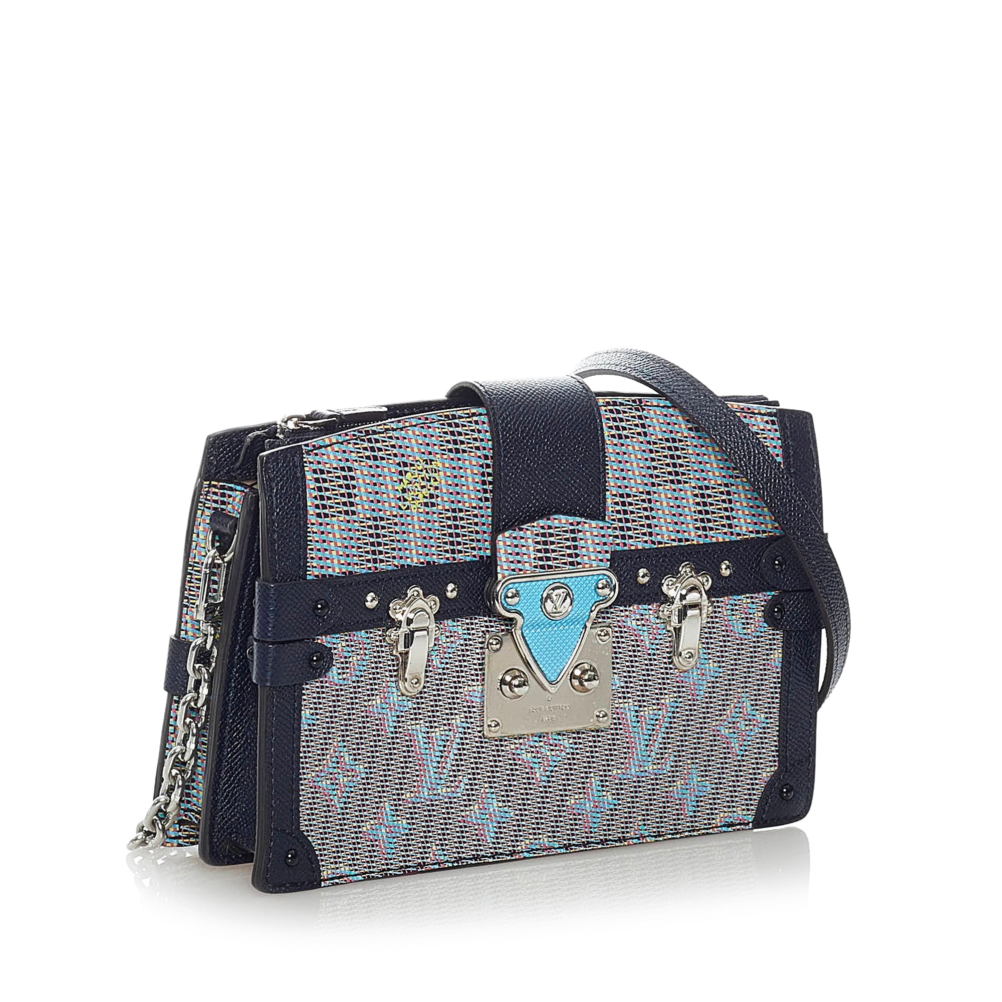 Monogram Damier Pop Trunk Clutch 
