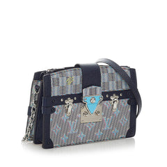 Monogram Damier Pop Trunk Clutch 
