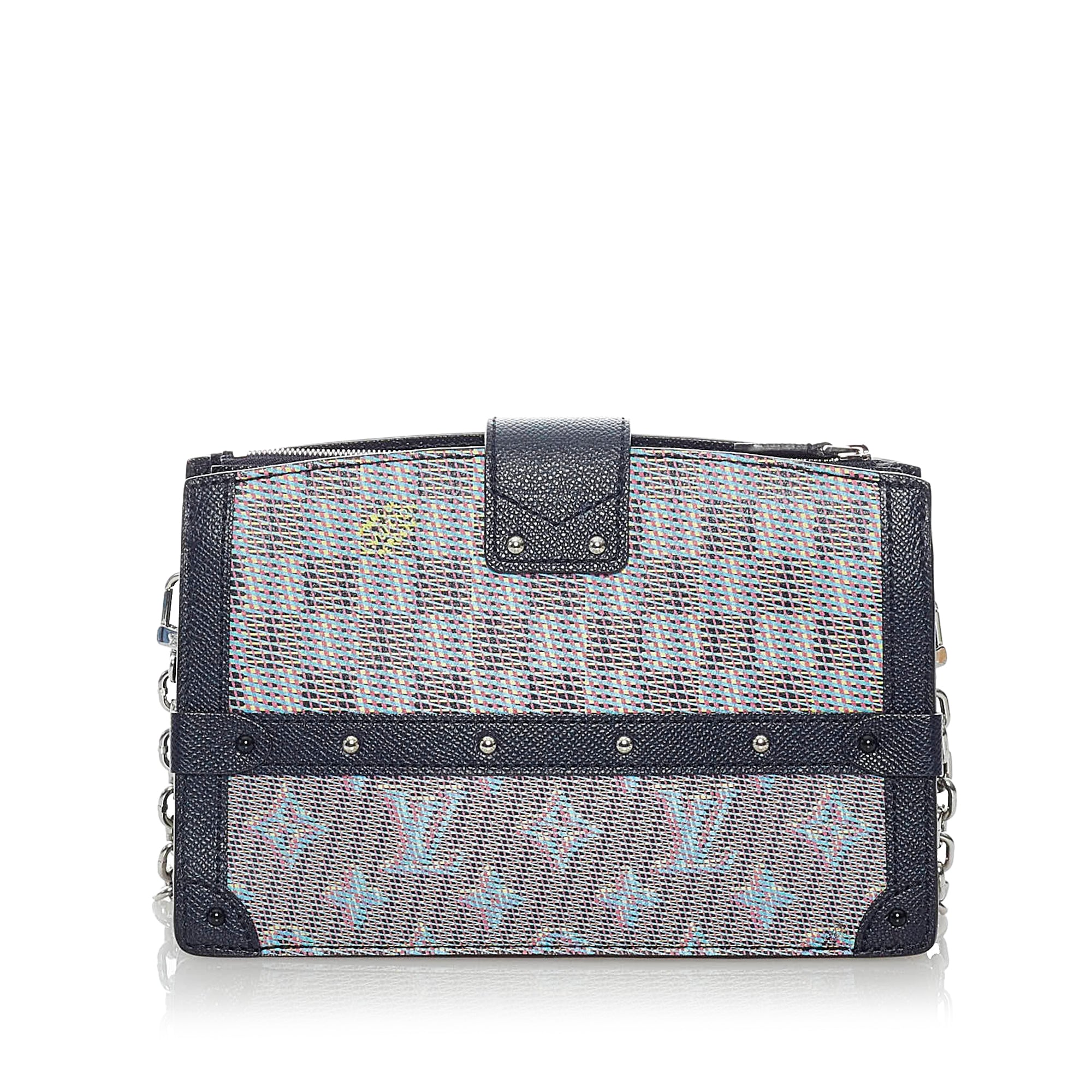 Monogram Damier Pop Trunk Clutch 