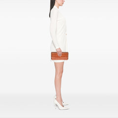 CC Patent Striped Chain Around Clutch