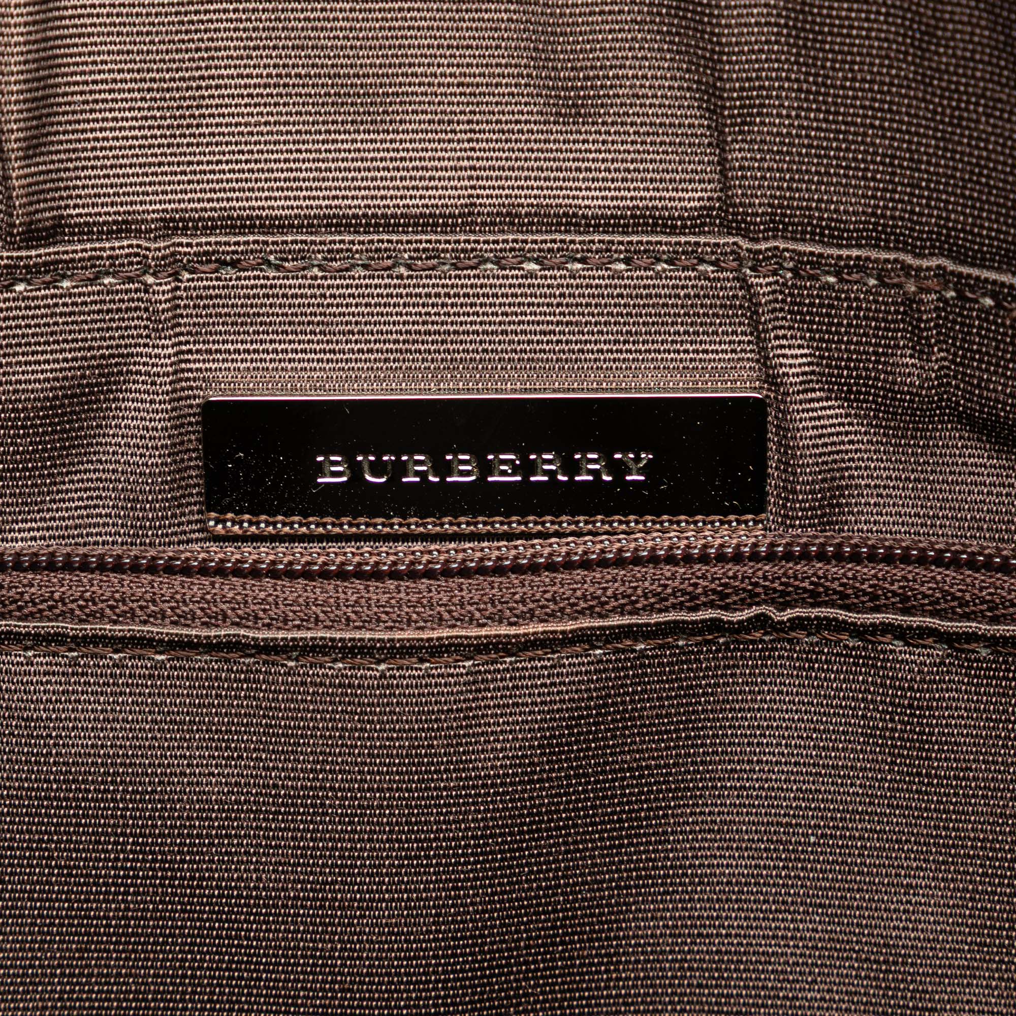 House Check Canvas Tote