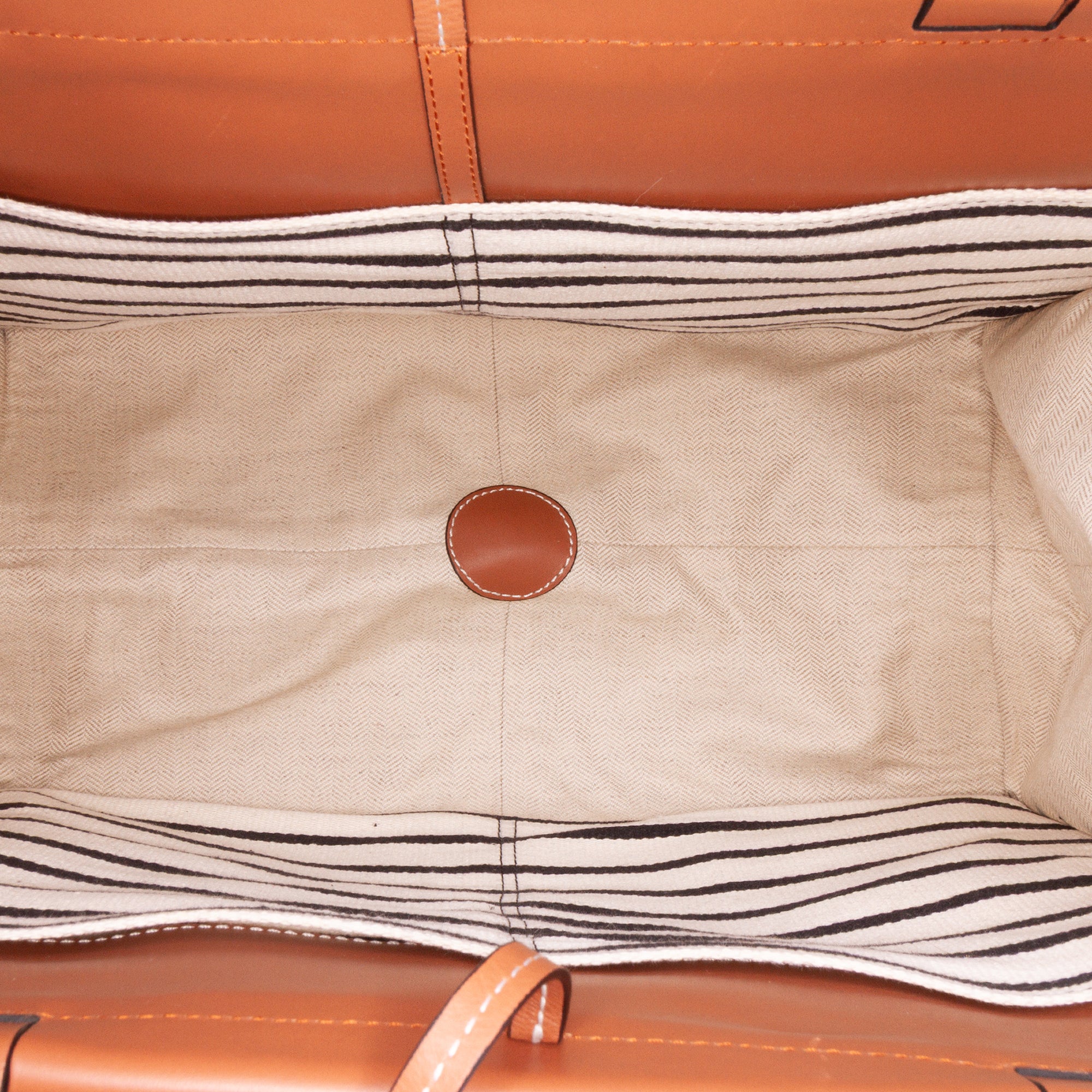 Paulas Ibiza Large Canvas Stripes Cushion Tote