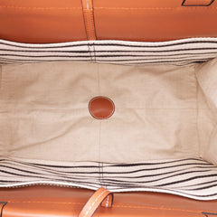 Paulas Ibiza Large Canvas Stripes Cushion Tote