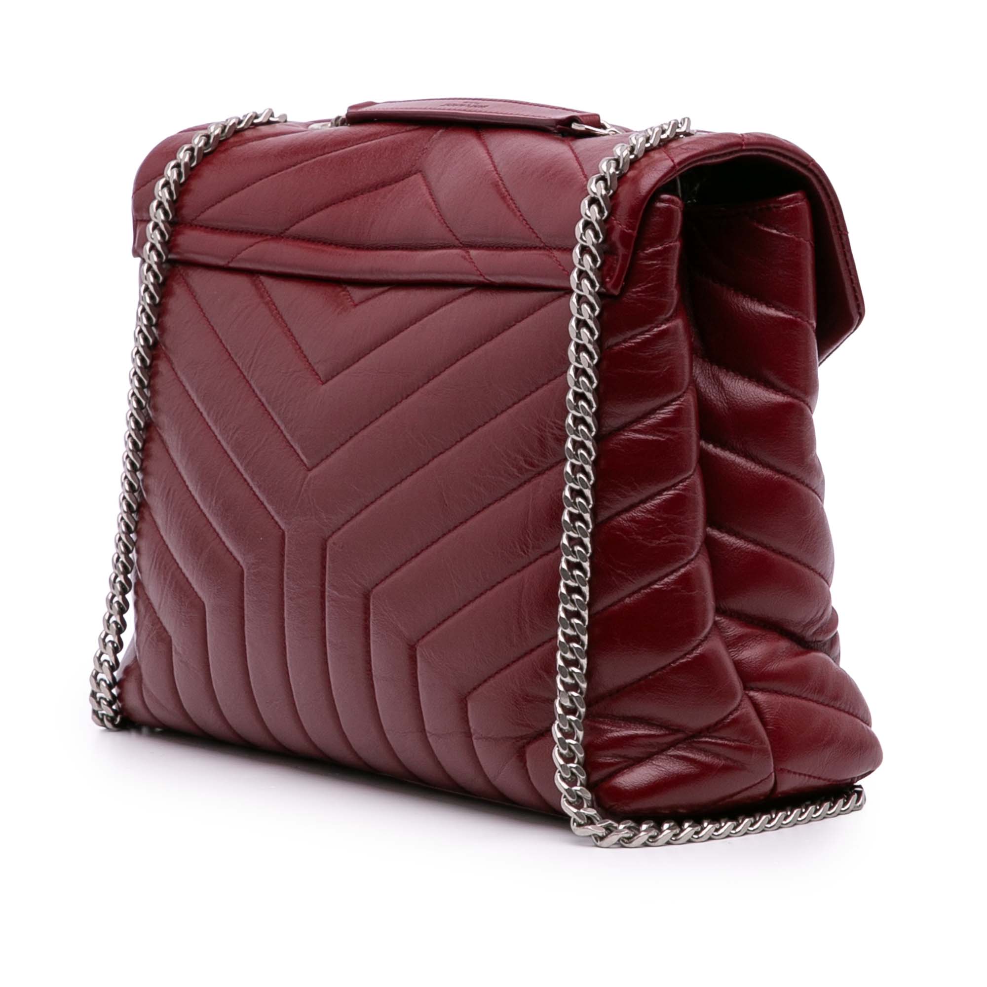 Medium Matelasse Leather Monogram LouLou Chain Bag