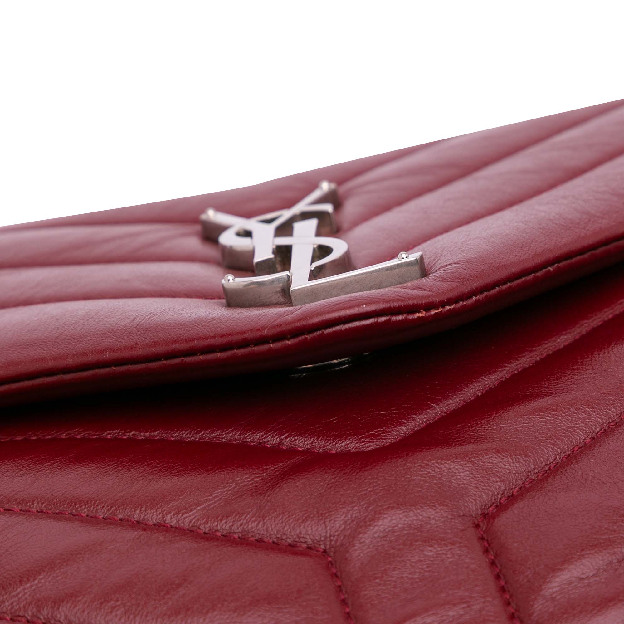 Medium Matelasse Leather Monogram LouLou Chain Bag
