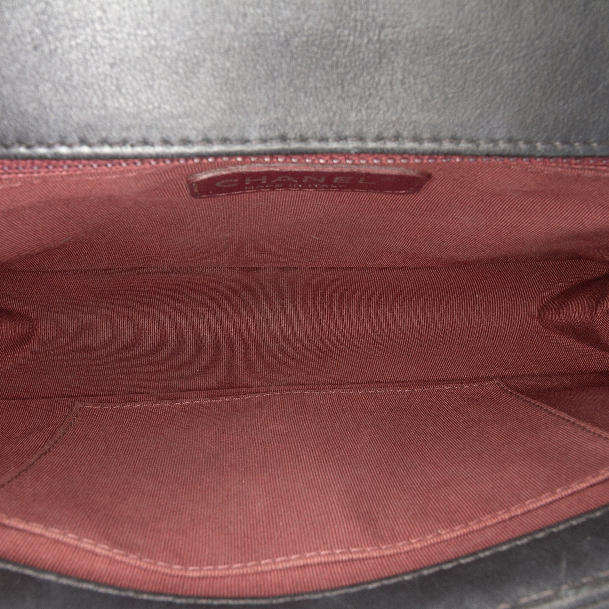 Medium Quilted Velvet Wild Stitch Boy Flap