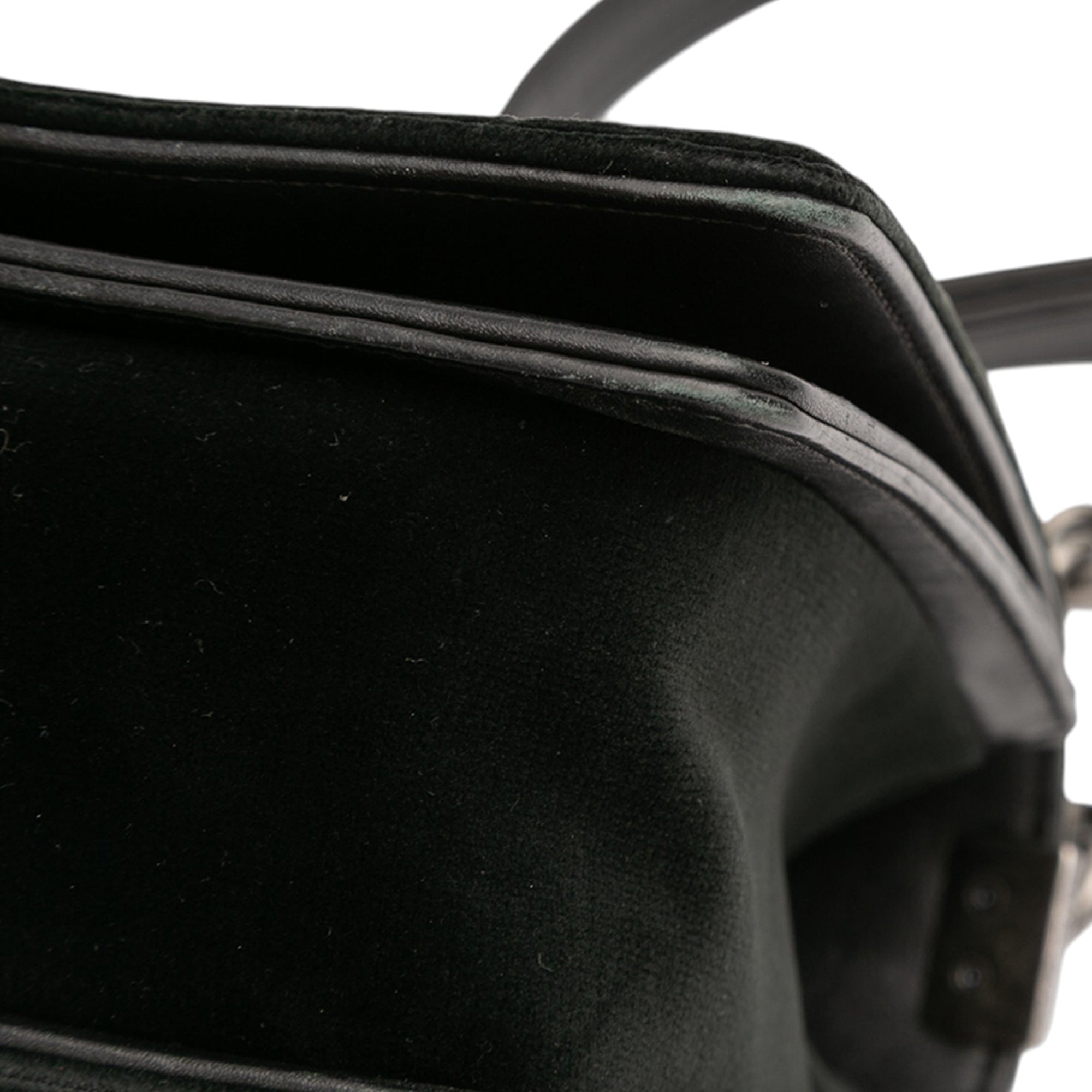 Medium Quilted Velvet Wild Stitch Boy Flap