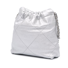 Mini Metallic Calfskin 22 Satchel