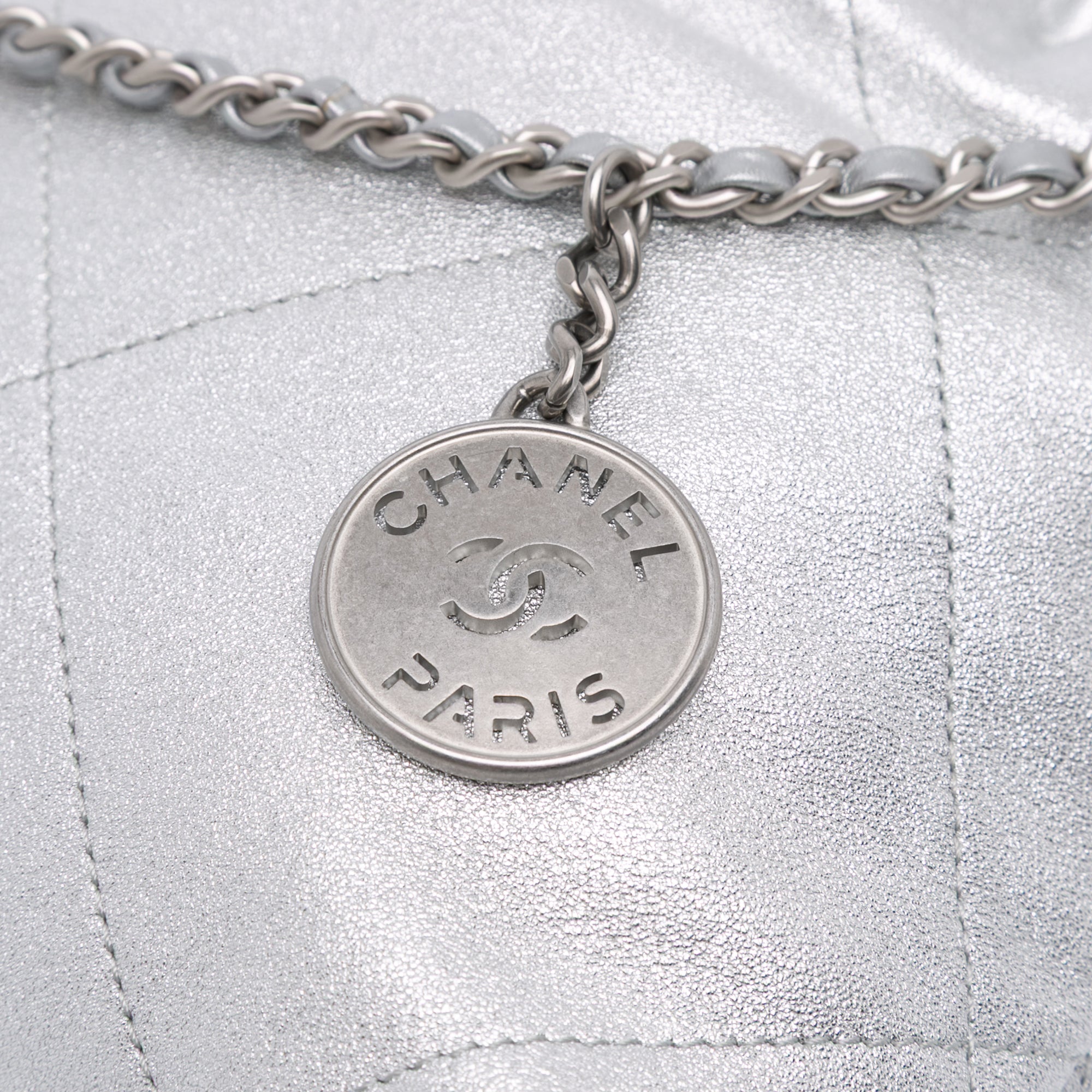 Mini Metallic Calfskin 22 Satchel