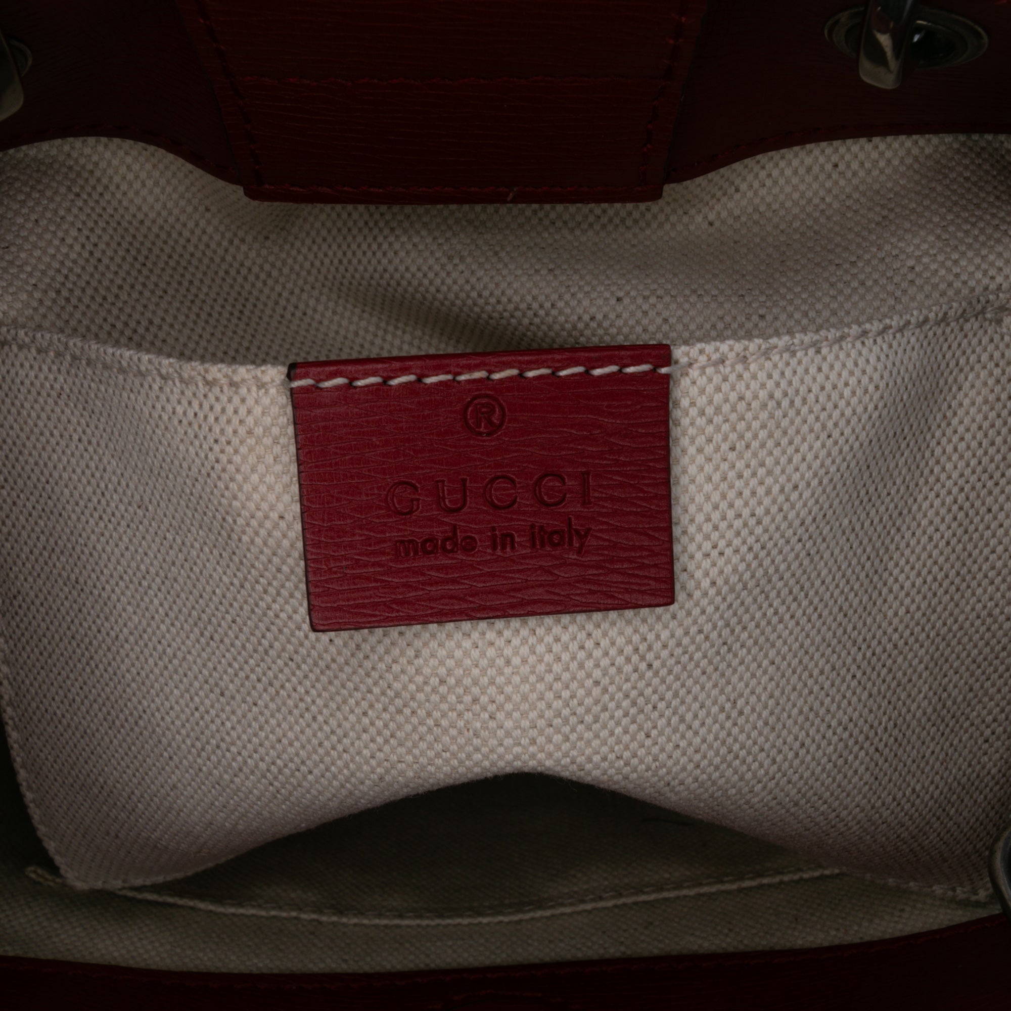 Mini Calfskin Blooms Bamboo Shopper Satchel