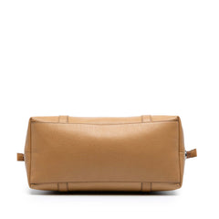 Leather GG Charm Dome Satchel