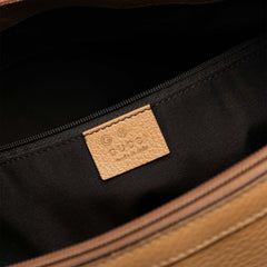 Leather GG Charm Dome Satchel