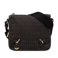 Small Zucchino Canvas F Charm Crossbody