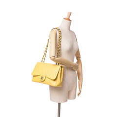 Jumbo Classic Caviar Single Flap