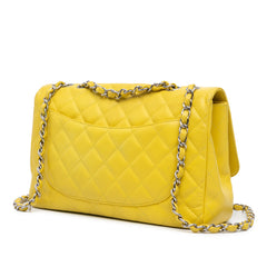 Jumbo Classic Caviar Single Flap