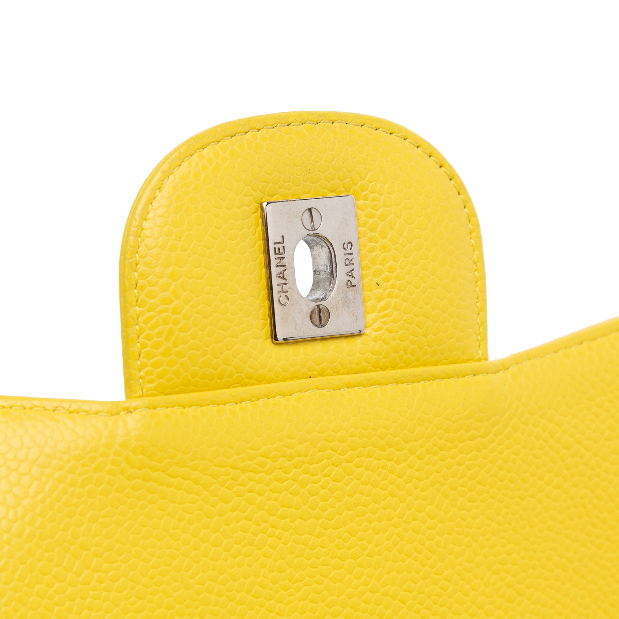 Jumbo Classic Caviar Single Flap
