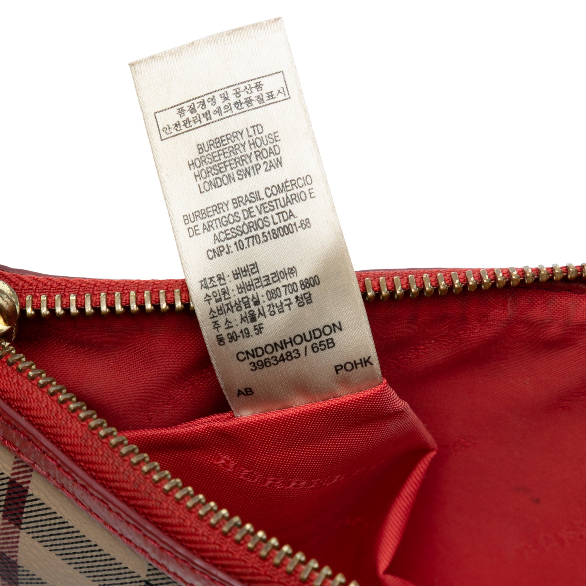 Haymarket Check Coated Canvas Peyton Crossbody