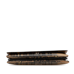 Saffiano Tartan Print Top Handle Bag