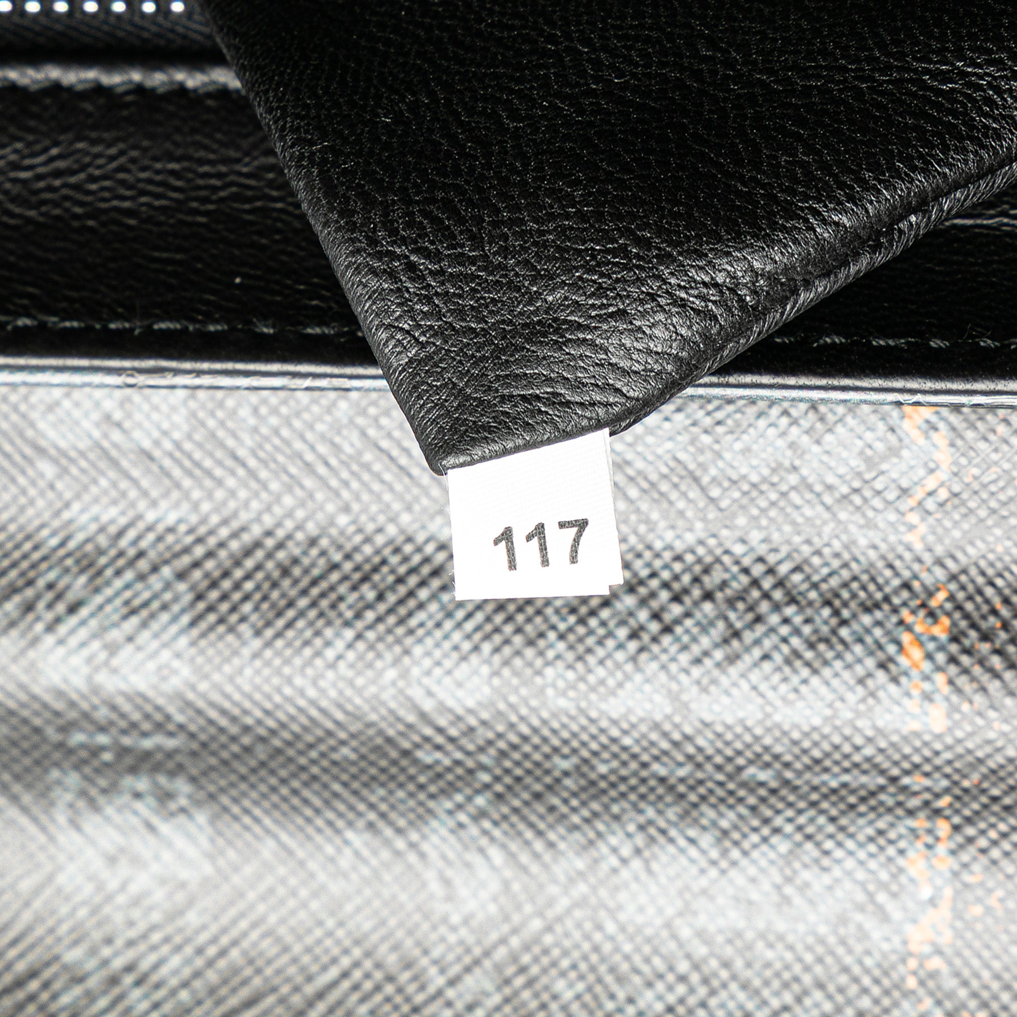 Saffiano Tartan Print Top Handle Bag