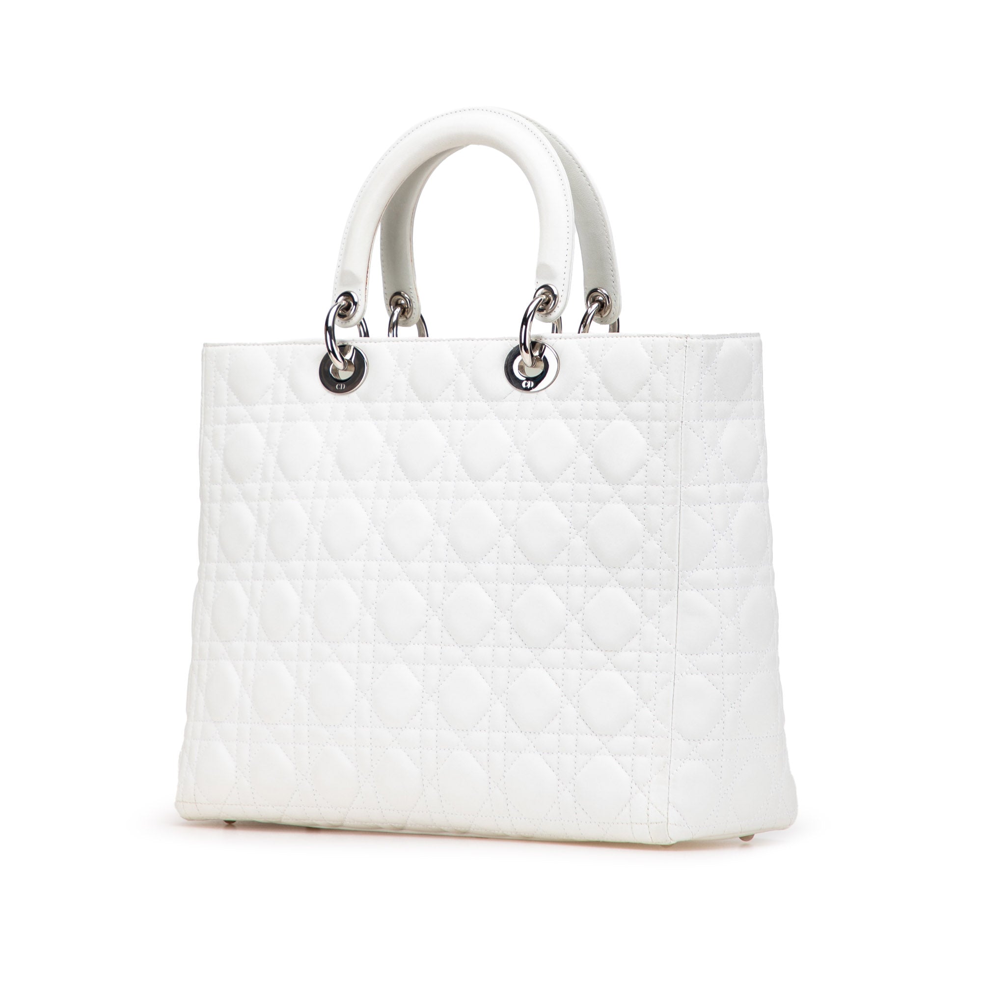 Large Lambskin Cannage Lady Dior