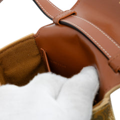 Mini Calfskin Leopard Print Claude Crossbody