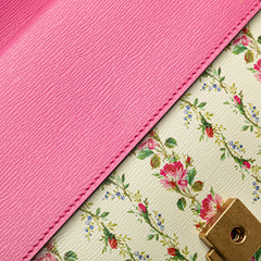 Limited Edition Small Calfskin Floral Print Dionysus Shoulder Bag