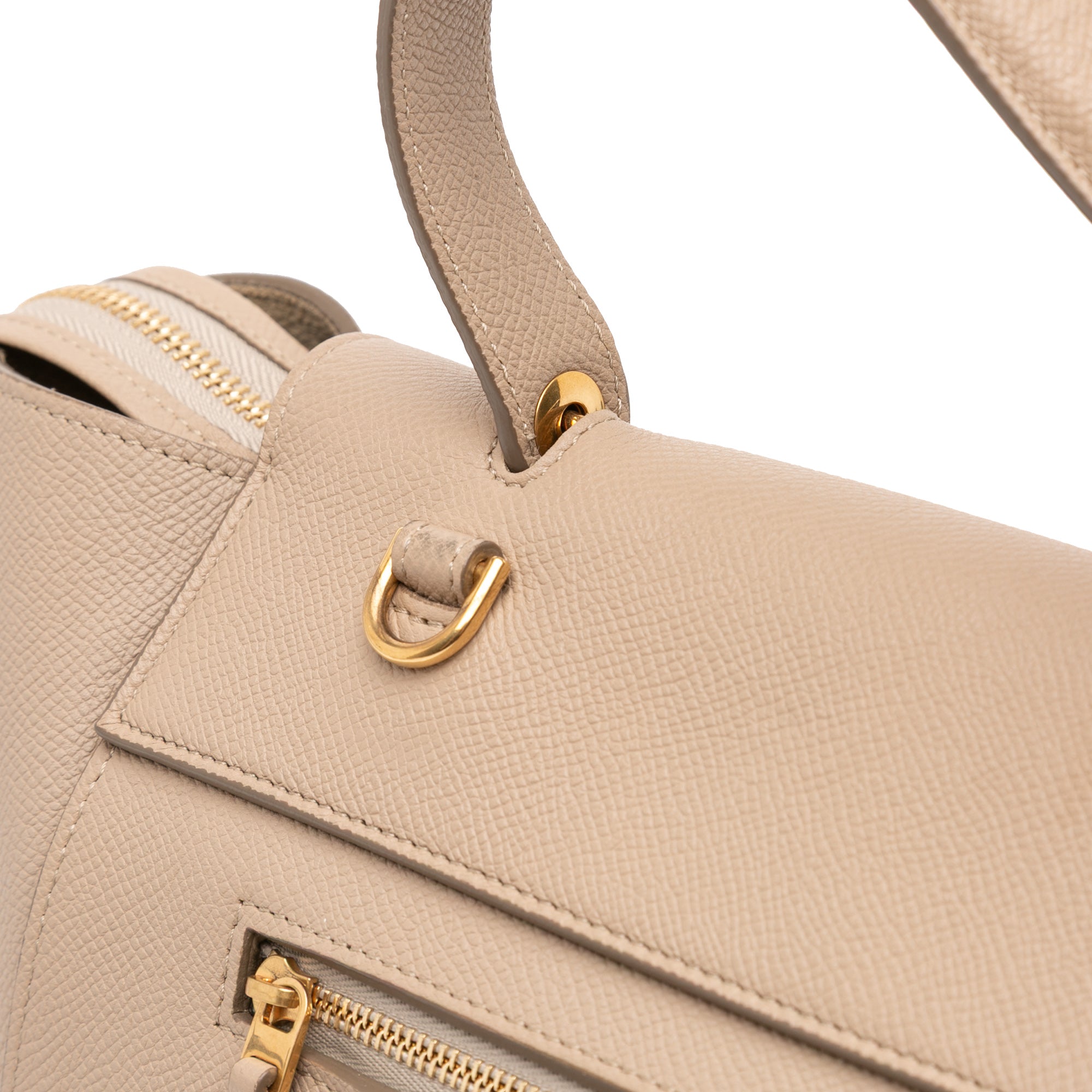 Mini Grained Calfskin Belt Bag