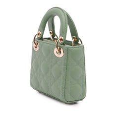 Micro Lambskin Cannage Lady Dior
