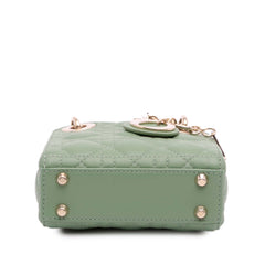 Micro Lambskin Cannage Lady Dior