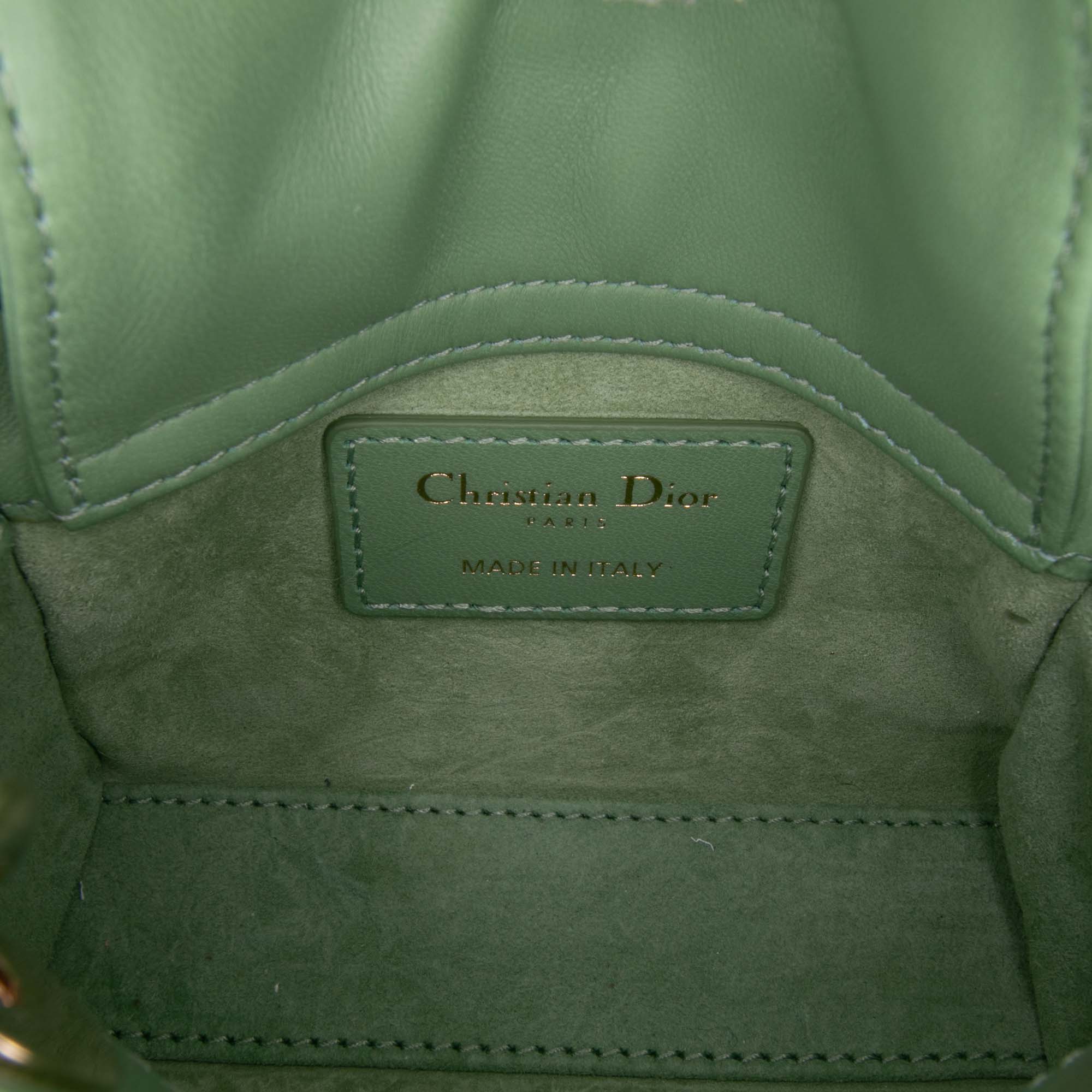 Micro Lambskin Cannage Lady Dior