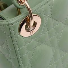 Micro Lambskin Cannage Lady Dior