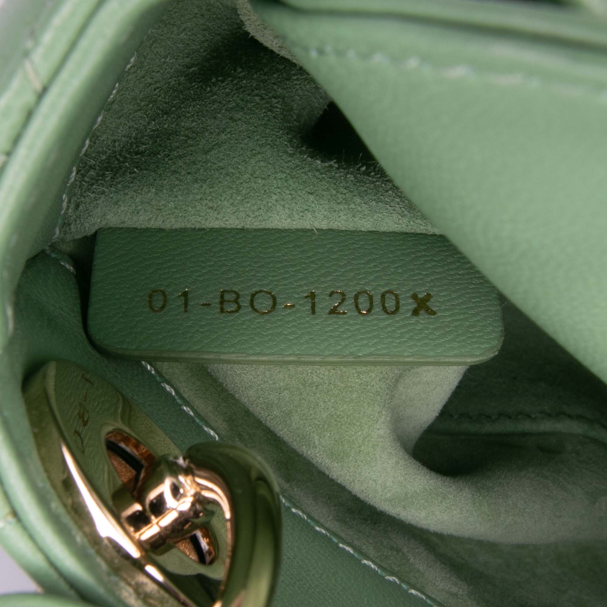 Micro Lambskin Cannage Lady Dior