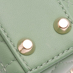 Micro Lambskin Cannage Lady Dior