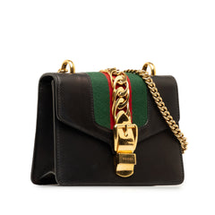 Mini Sylvie Leather Chain Crossbody Bag_1