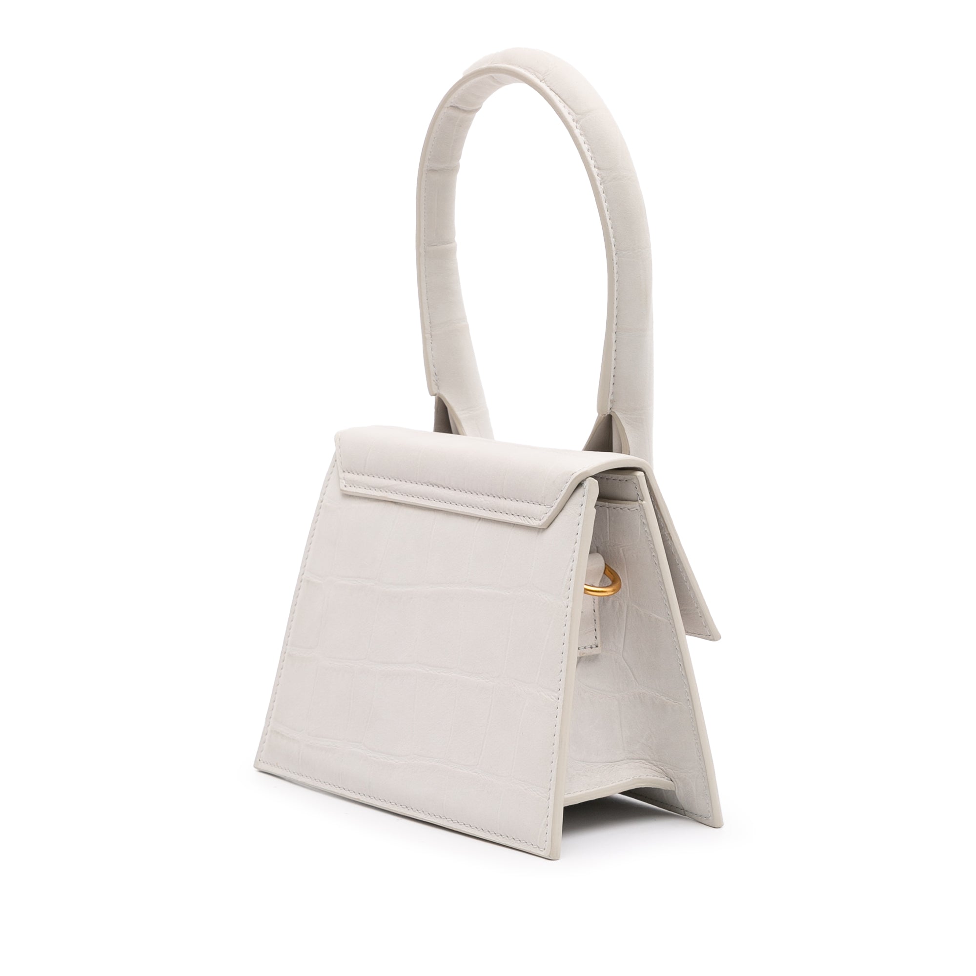 Croc Embossed Calfskin Le Chiquito Moyen