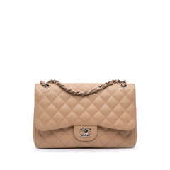 Jumbo Classic Caviar Double Flap