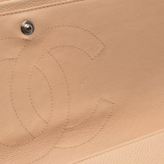 Jumbo Classic Caviar Double Flap