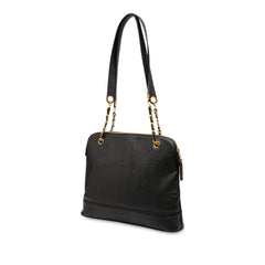 Triple CC Caviar Shoulder Bag