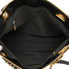 Triple CC Caviar Shoulder Bag