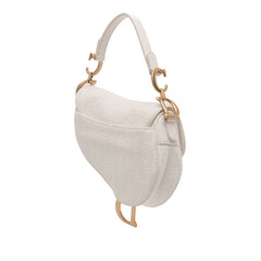 Mini Oblique Canvas Saddle Bag