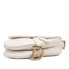Mini Oblique Canvas Saddle Bag