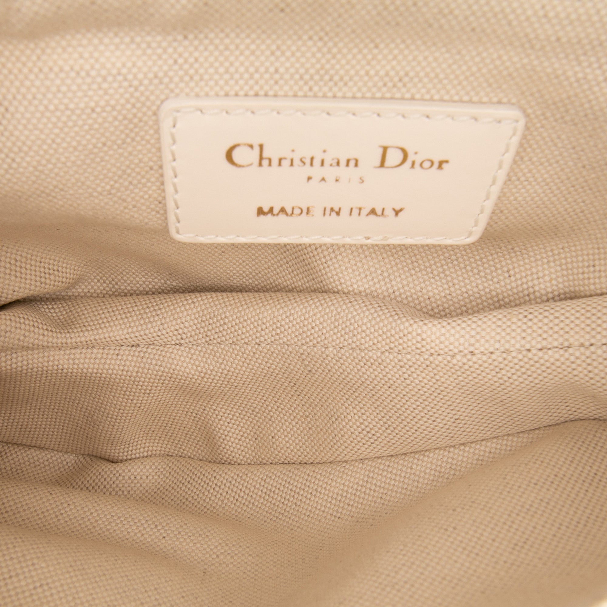 Mini Oblique Canvas Saddle Bag