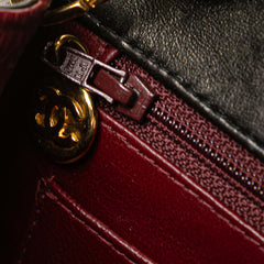 Small Lambskin Diana Flap