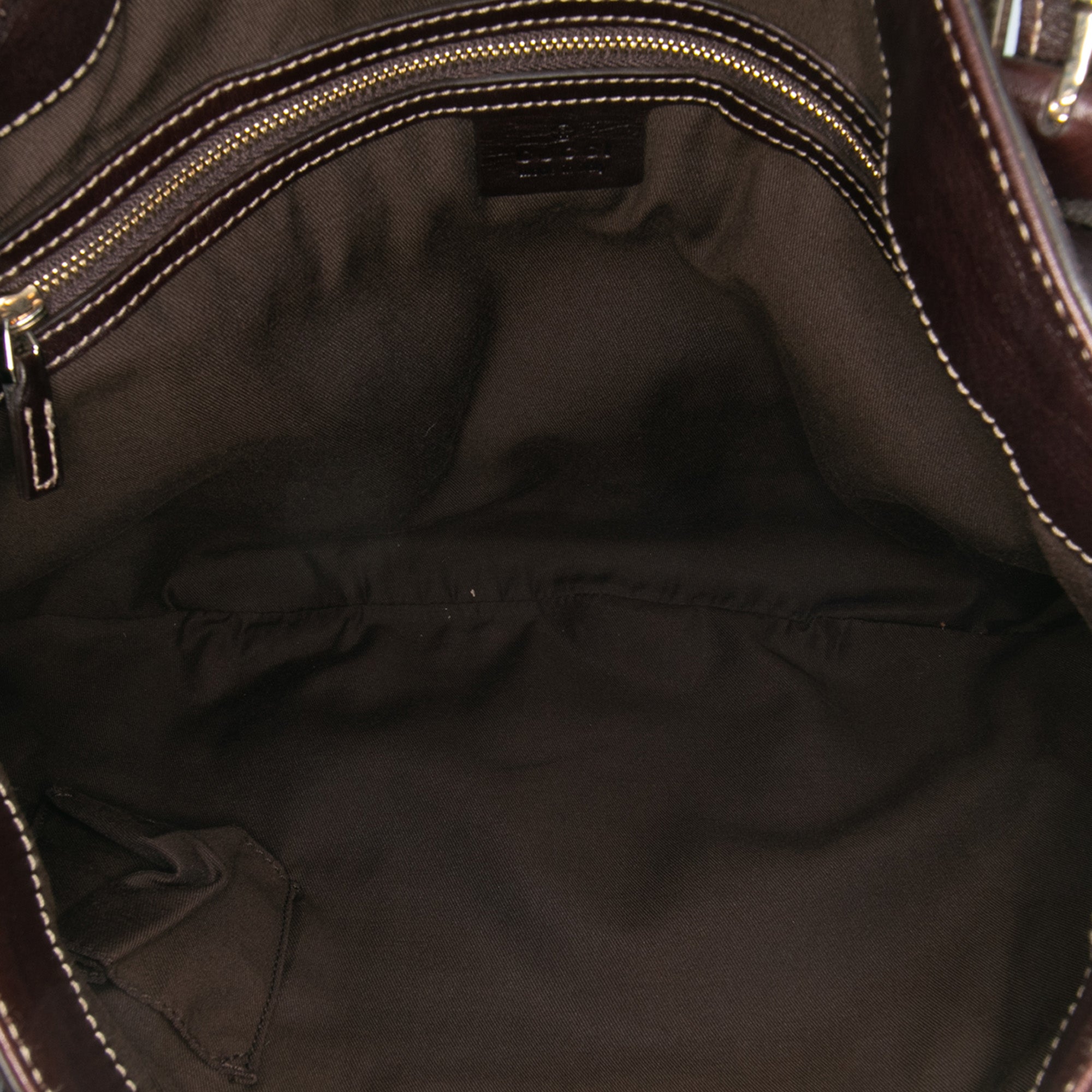 Medium Leather Web Britt Satchel
